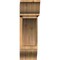 Ekena Millwork Thorton Traditional Smooth Bracket w/ Offset Brace, Western Red Cedar, 7 1/2"W x 24"D x 24"H BKT0806X24X24THR01SWR - alternate 4
